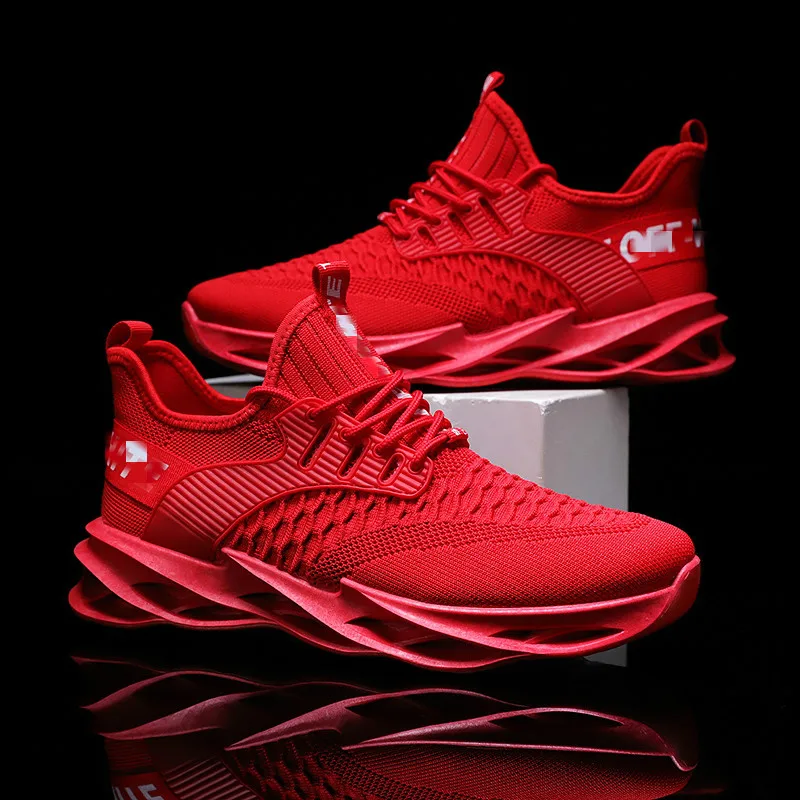 

2019 New Fashion Mesh Upper Breathable Men's Casual Shoes Sports Running For Boys