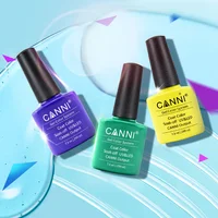 

Wholesale Enamel Varnish CANNI 7.3ml New Color Non-toxic Odourless Organic Environmental Healthy Enamel uv gel polish for nails