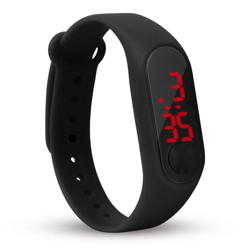 

2020 drop shipping custom your LOGO colorful sports cheap LED electronic Digital Watches for men