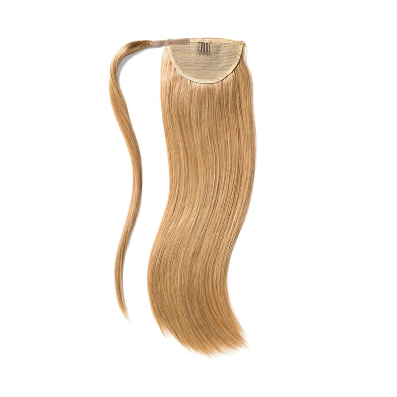 双重绘制的人发马尾巴缠绕在特别设计的马尾巴上