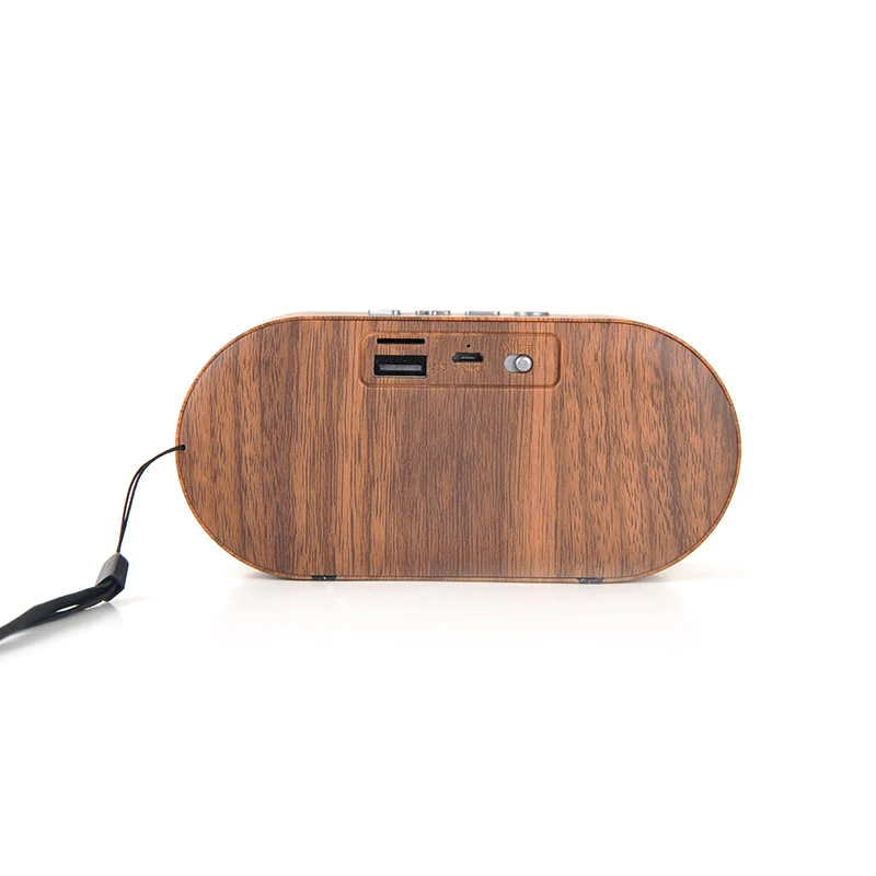 OEM F3 Wooden Wireless Stereo Mini Portable Speaker - ANKUX.COM