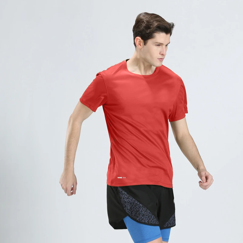 

High Quality Custom Fitness T Shirt Men Factory OEM ODM Wholesale Compression Clothing Workout Sports Gym Tops Clothing