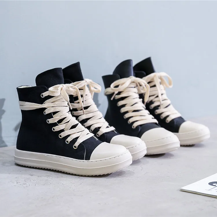 

Womens Canvas Shoes High Top Sneakers Lace Up Casual Walking Shoes Unisex