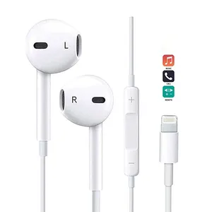 Wholesale Lowest price original  white wired  Iphone earphone  for Iphone 7 8 8plus x xr xs xsmax earphone
