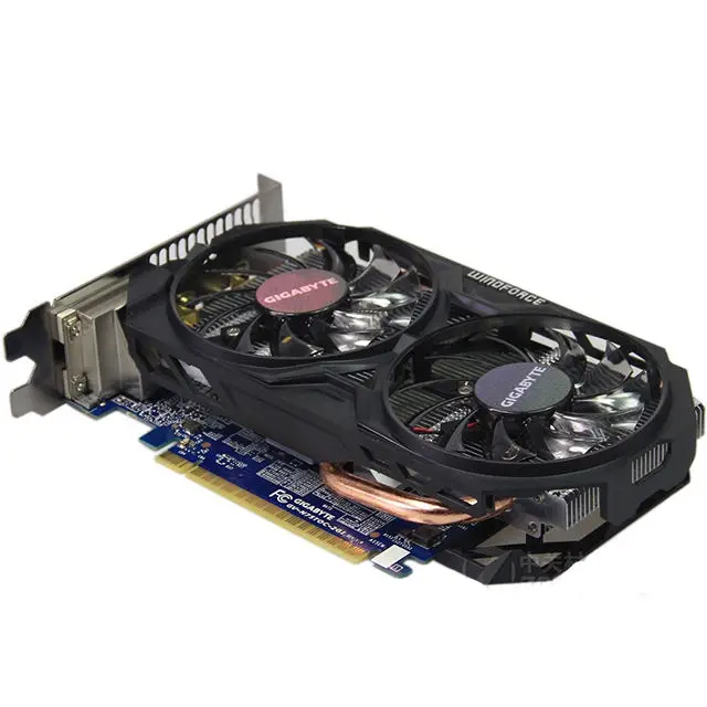 

Geforce GTX760 Stronger Than GTX 750 TI GTX650 Used Graphics Card Video Cards GTX 760 2GB 256bit GDDR5 for Nvidia VGA Cards Fan