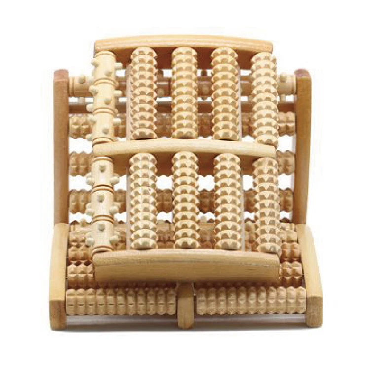 Five Rows Arch Pain Shiatsu Acupressure Relaxation Foot Massage Roller