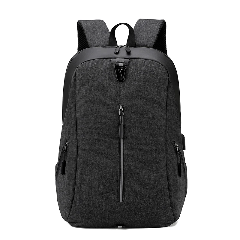 

Custom waterproof large gaming computer college anti theft mochilas bag black men travel laptop bag with usb