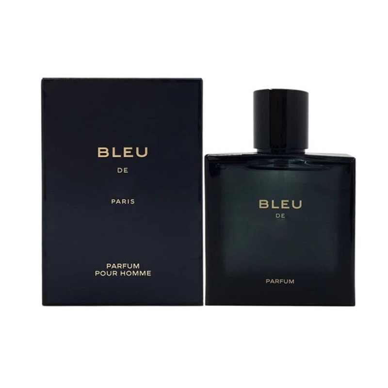 

100ml 3.4Fl.oz Bleu De Perfume Men Perfume Fragrance Eau De Parfum Lasting Smell Blue Man Cologne Spray Famous Brand Top Quality, Picture show