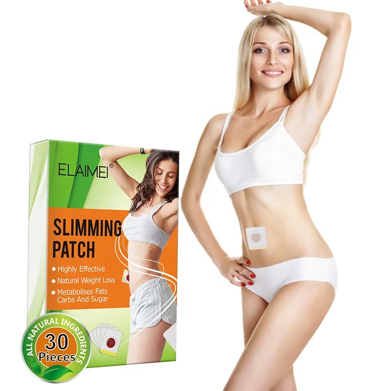 

ELAIMEI 30pcs belly slimming patch lazy person portable belly button sticker 8hours fat burning slim diet patch for abdomen