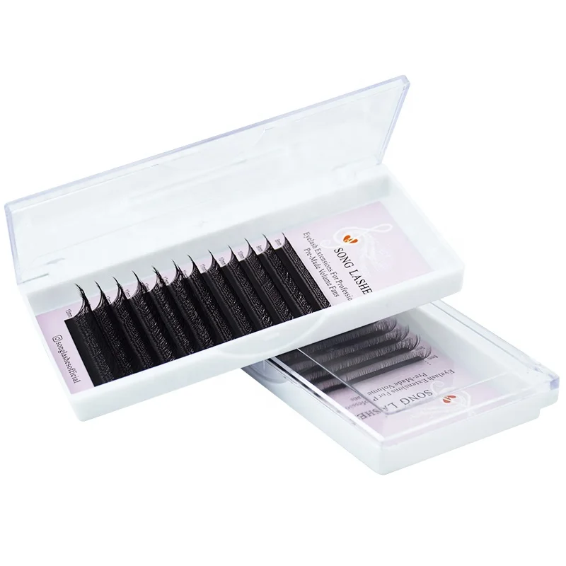 

Hot Selling Song Lashes Premium YY Volume Construction Eyelash Extension C D DD Curl, Black