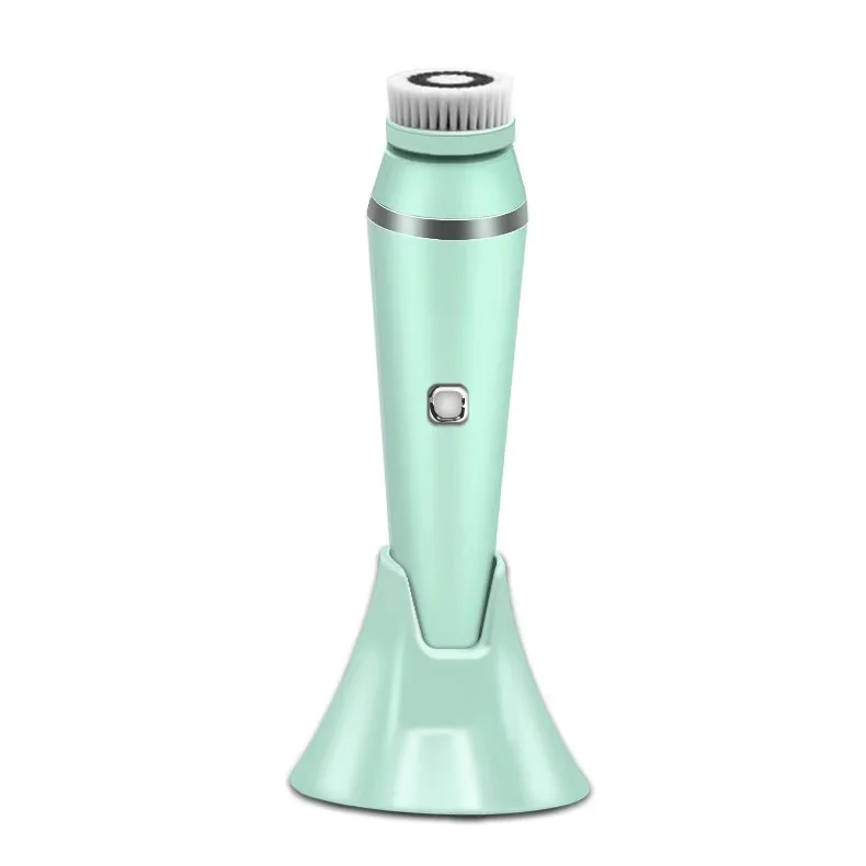 

Make-Up Removing Massaging Deep Cleansing Exfoliating Custom Logo Electric Facial Cleaning Spin Brush