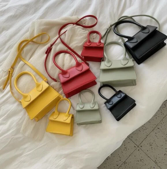 

Hot Selling Mommy And Me PU Purse Crossbody Hand Bags Mother Daughter Matching Mini Bag 2 Sizes