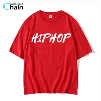 

MOQ 2 PCS high quality fashion hip-hop oversized 100% cotton tshirt unisex tshirts custom Logo street wears