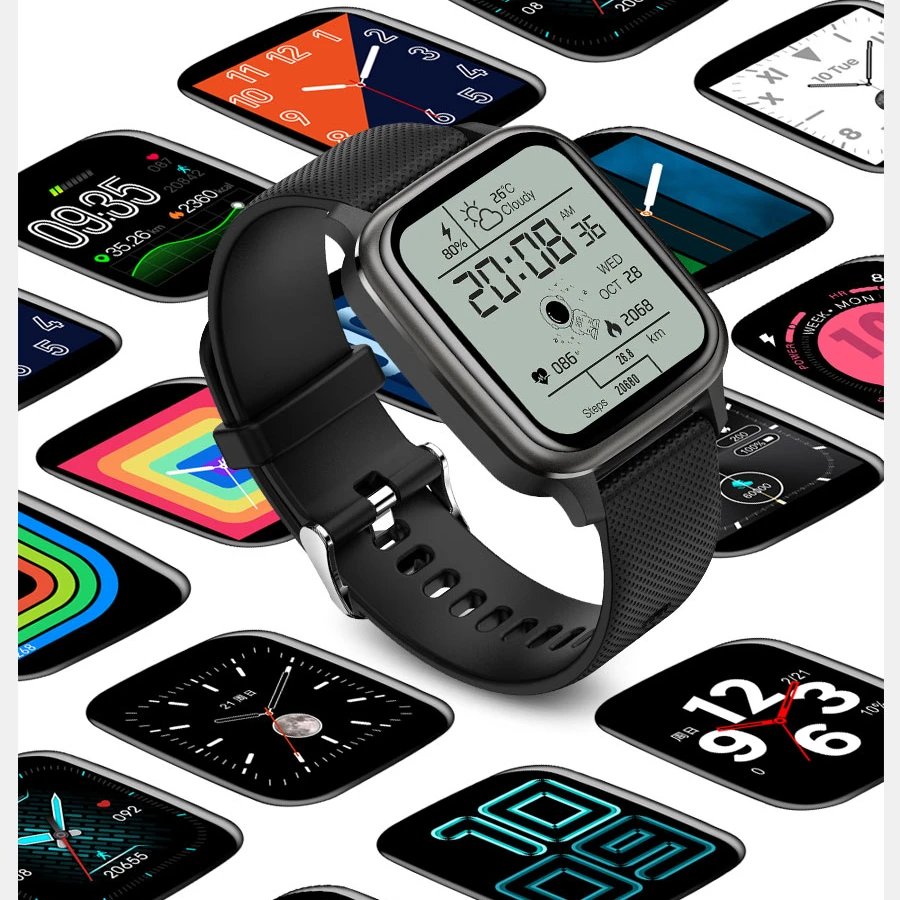 

Full Touch SmartWatch Waterproof Smart Watch With Heart Rate Monitoring TK78 Calling Sport Reloj Smart Watch 2021 Smartwatch, As picture