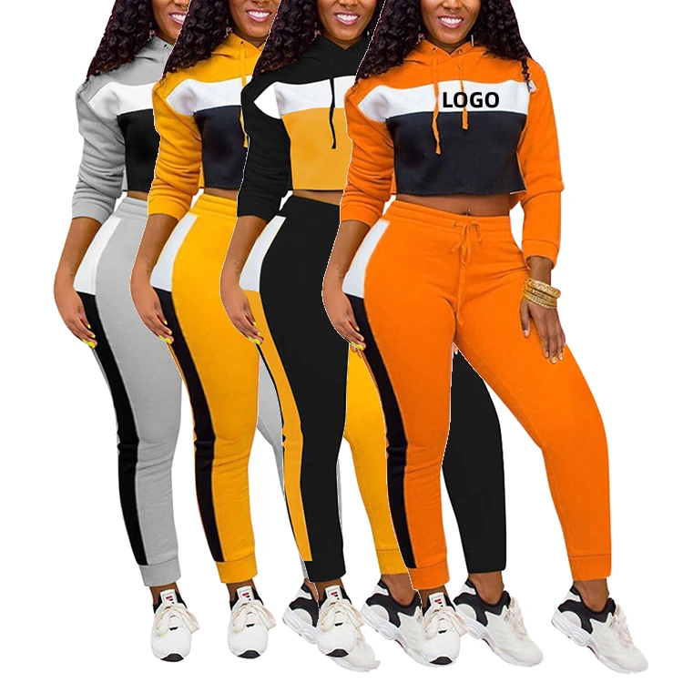 

Hot Design Off Shoulder Hollow Crop Top High Waist Leggings Custom Workout Jumpsuit Two Piece Women Clothing, Orange,blue, rose madder,green