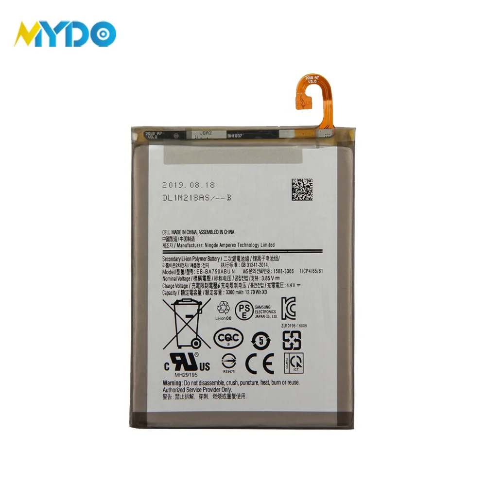 

12h long time 100% full capacity mobile battery for samsung M10 EB-BA750ABU