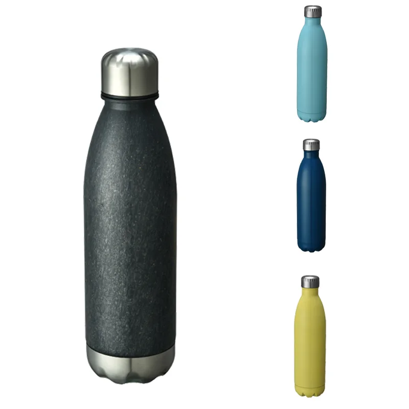 

750ml Customized Logo Double Wall Thermos Vacuum Flask 304 Stainless Steel Water Bottle, Customized color