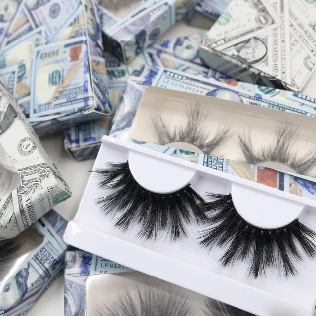 

Lashes3d Mink Wholesale Vendor 25mm Luxury 3D False Strip Lashes Individual Real Mink Natural Eyelashes Vendor, Natural black