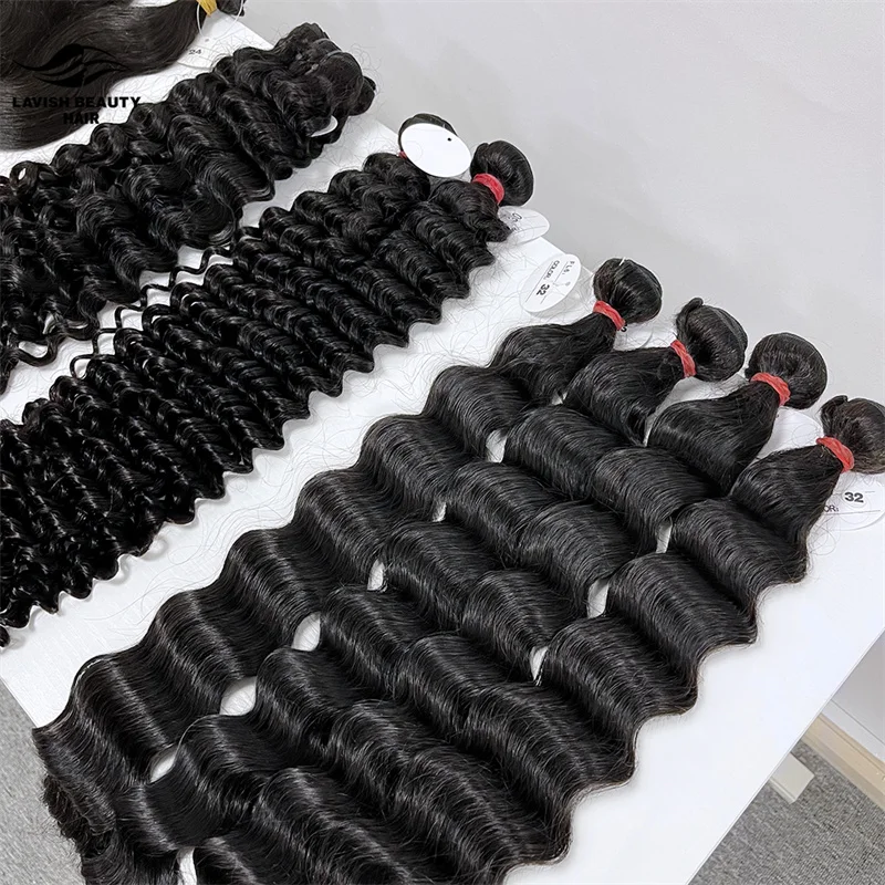 

Lavishbeauty RTS Wholesale Double Drawn Virgin Peruvian Hair Bundle Unprocessed Virgin Hair 100% Human Hair Weave Wigs Extension