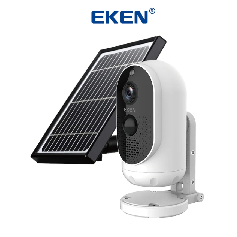 

In stock Eken AStro 1080p Battery Camera with Solar Panel IP65 WIFI Weatherproof Motion Detection Wireless IP Security Camera