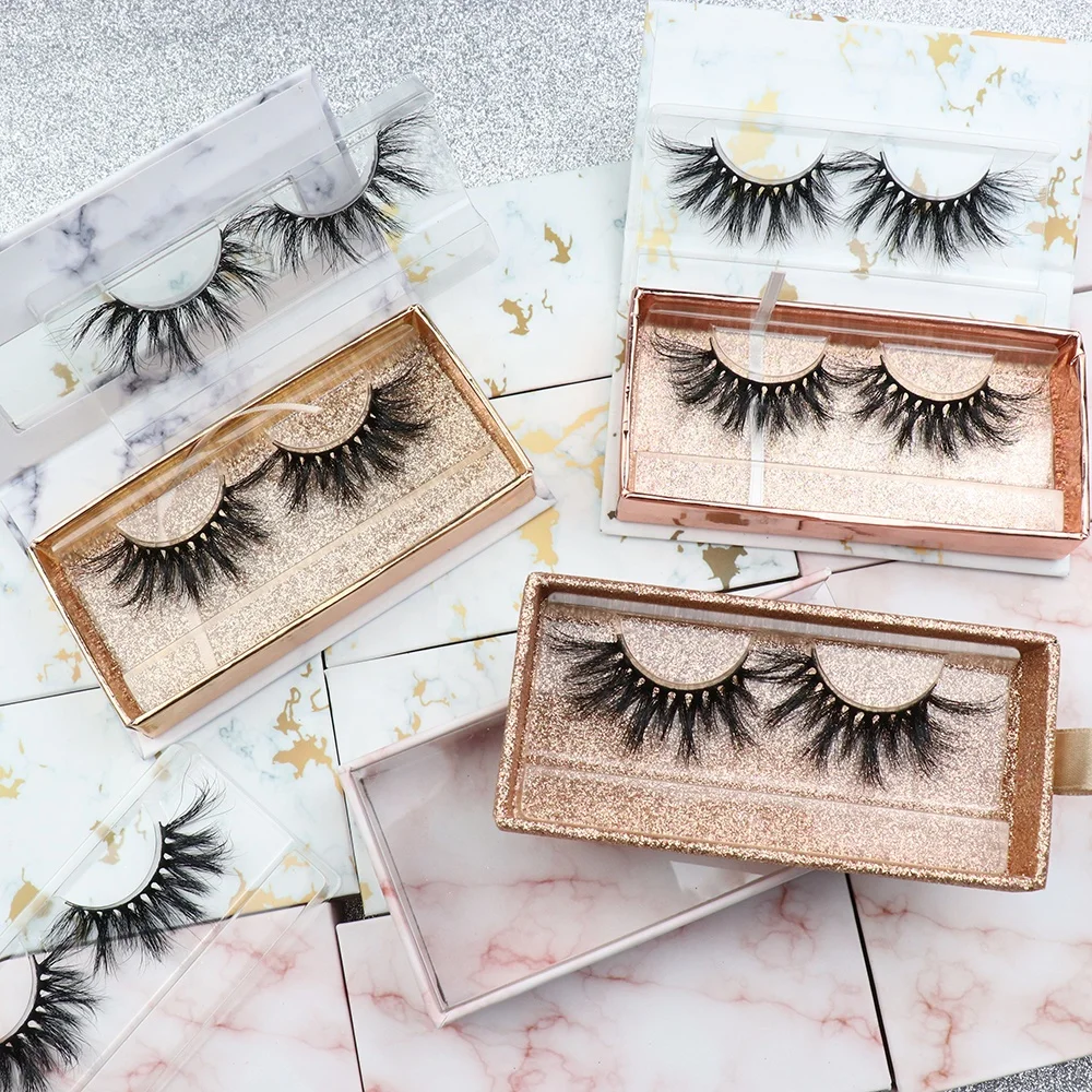 

Wholsale Biggest Promotion Mixed Styles 100% Cruelty Free Fluffy 25MM 30MM 5D 3D Mink Eyelashes Vendor