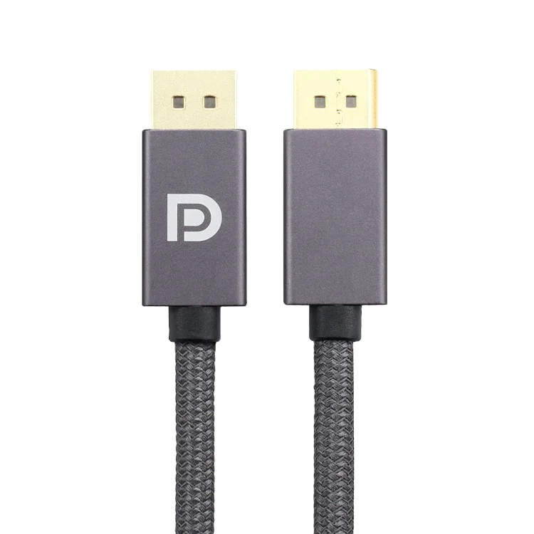

2M Grey New Products 6.6ft 32.4Gbps 8K DP DisplayPort to DisplayPort Cable DP 1.4 Cord With Video Resolution And Hdr Support
