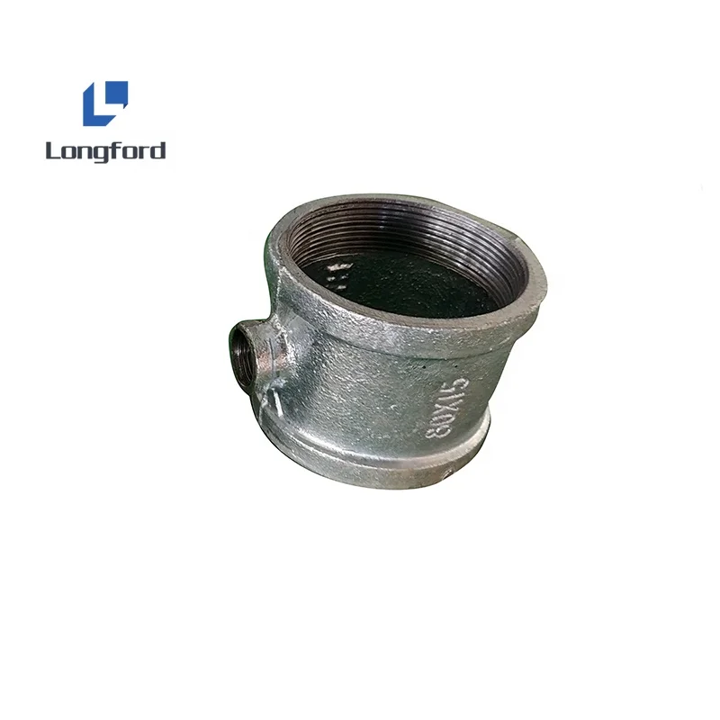 

Factory Wholesale 4 Inch GI Pipe threaded female galvanized iron tee for structure