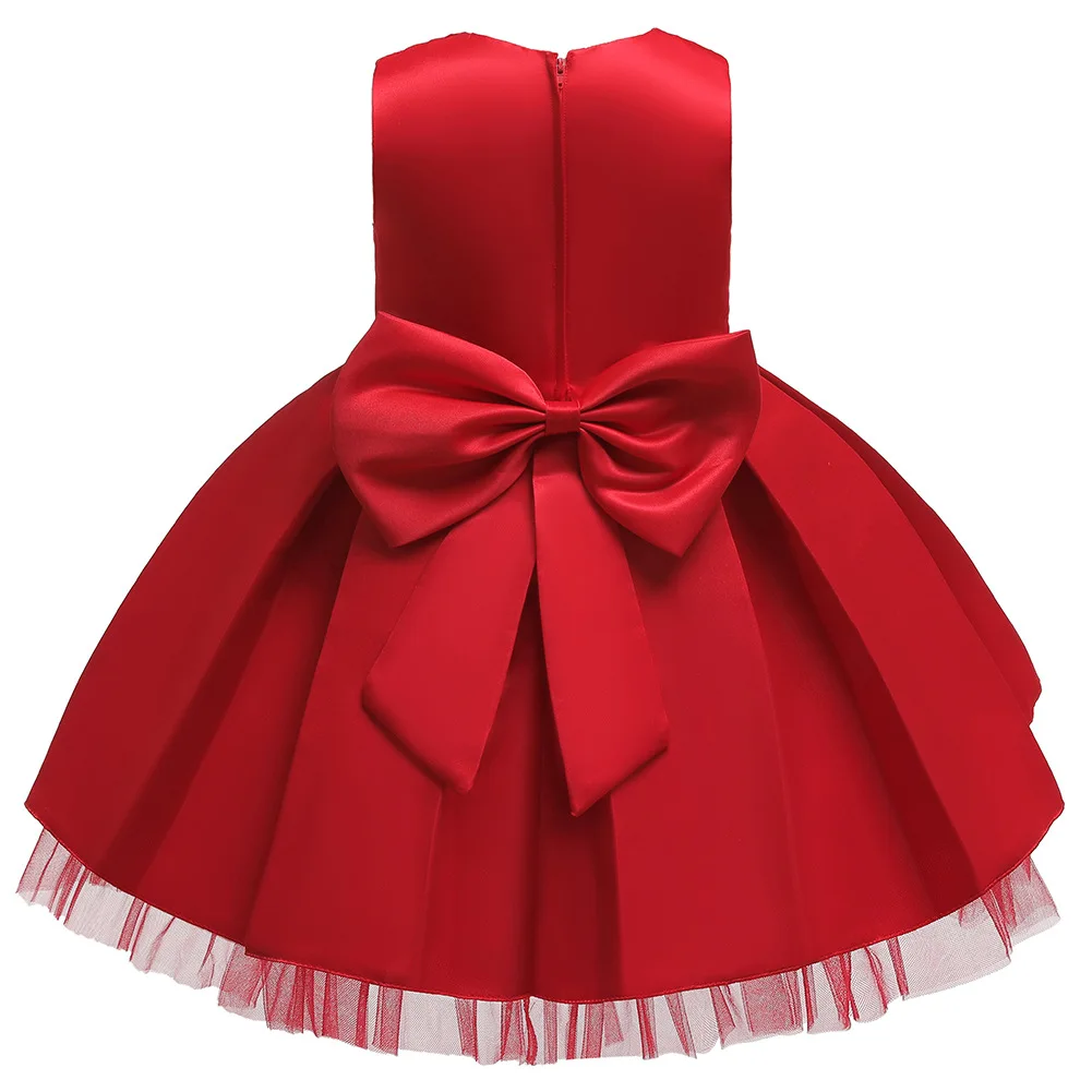 Fancy Princess Dress Girls Party Colorful Costume Wedding Birthday