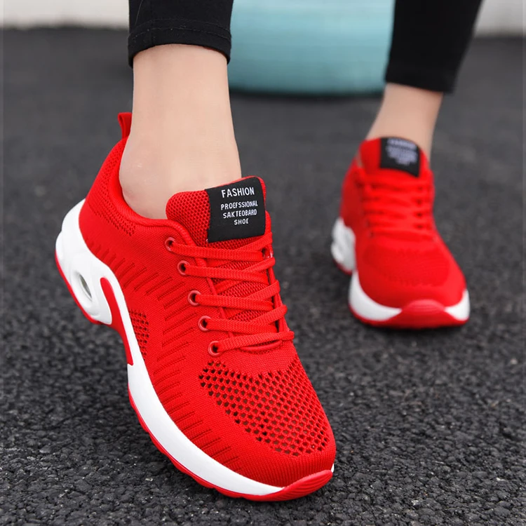 

2021 Summer Lace-up Platform Mesh Breathable Fashion Sports Women's Casual Shoes Sneakers