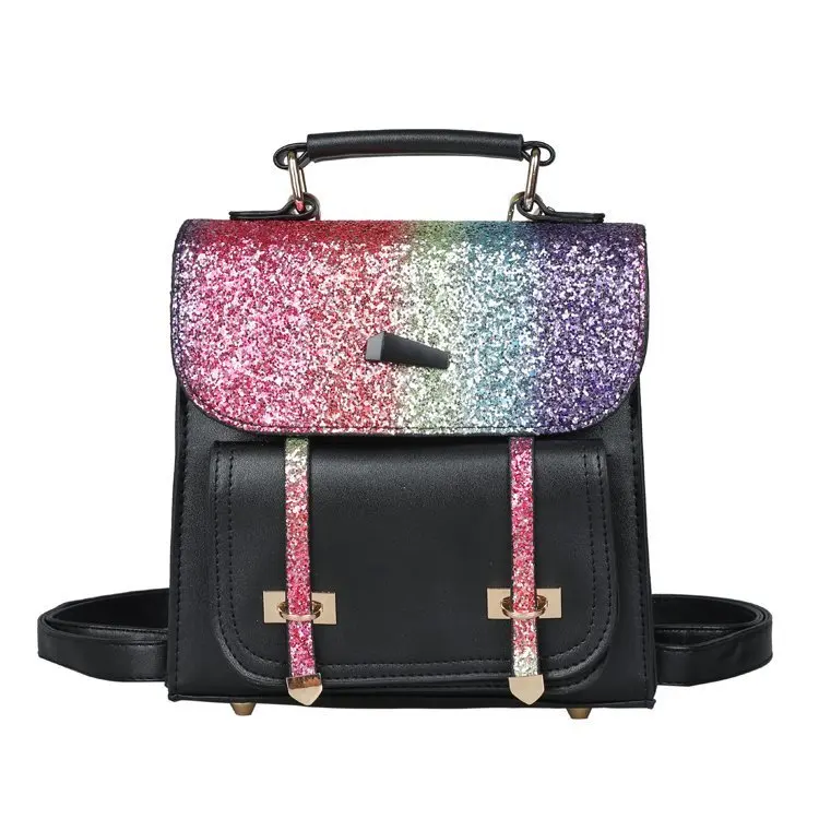 

Wholesale Summer Fashion Girls Bagpack Sequin Bag for Women Small Back Packs, Colorful