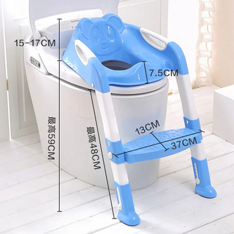 
Potty Training Toilet Seat with Step Stool Ladder for Kids Children Baby Toddler 