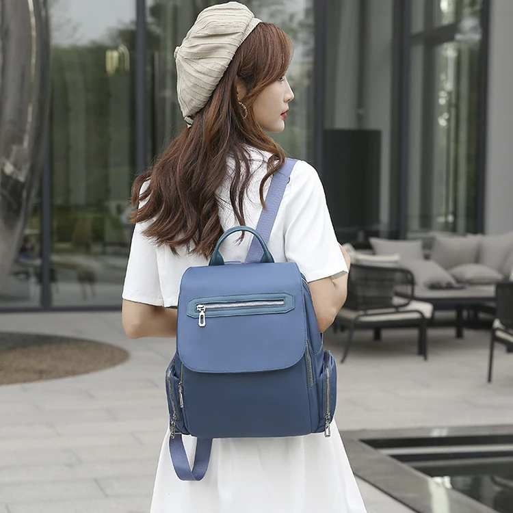 

New Fashion Flip Trend Ladies Backpack Large Capacity Lightweight Bag, Two colors available