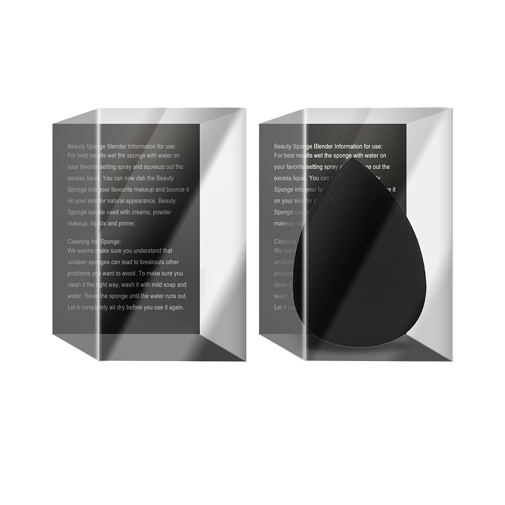 

Customized Packaging Private Label Wholesale Latex Free Cosmetic Puff Beauty Makeup Bleander Sponge Set, Customized color