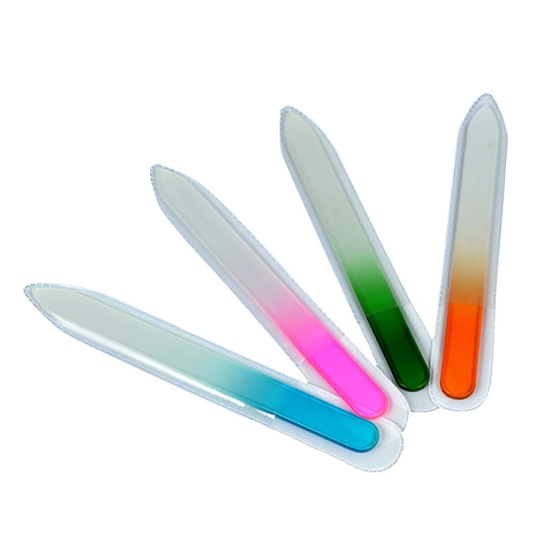 

NAD016 Small Size Fashion glass Nail File Buffing Grit Sand For Nail Art Beauty Makeup Tool Durable Crystal Glass File
