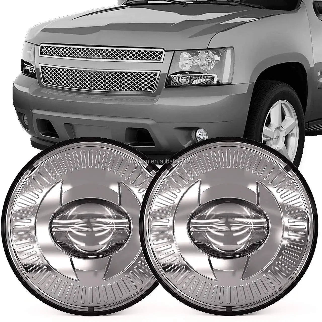 For 07-14 Chevy Suburban Fog Lights w/Wiring Kit Clear 