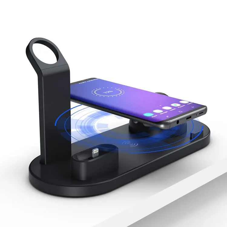 4 in 1 multi wireless battery charger docking station