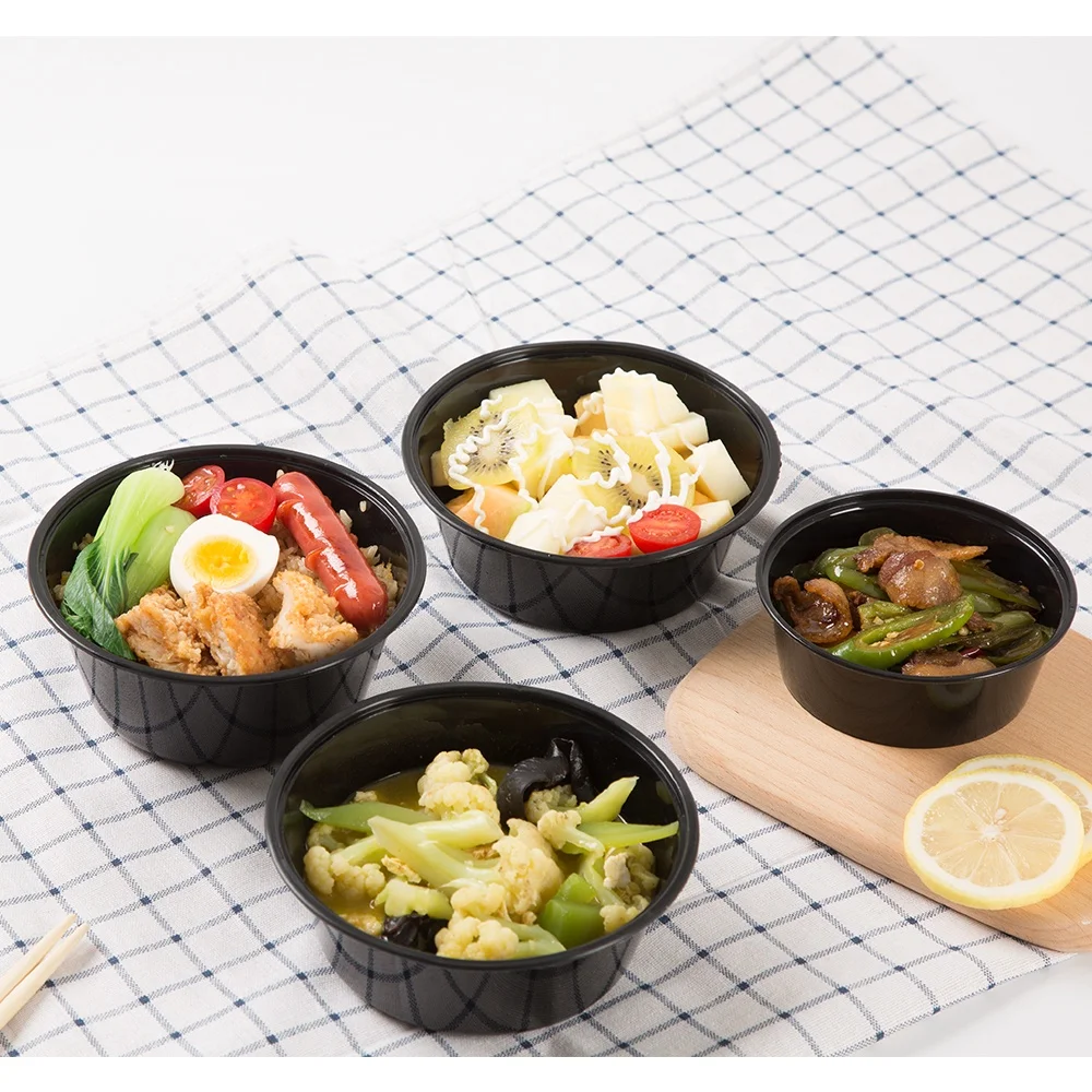 

hot sale meal prep microwave fruit salad box clear plastic food disposable container