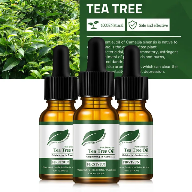 

Wholesale 10ml Herbal anti-acne Serum Organic Tea Tree serum Oil