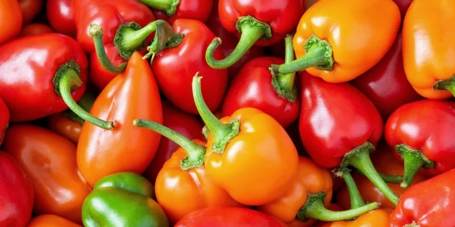 A visual Scoville scale comparing various peppers including Mexican ones
