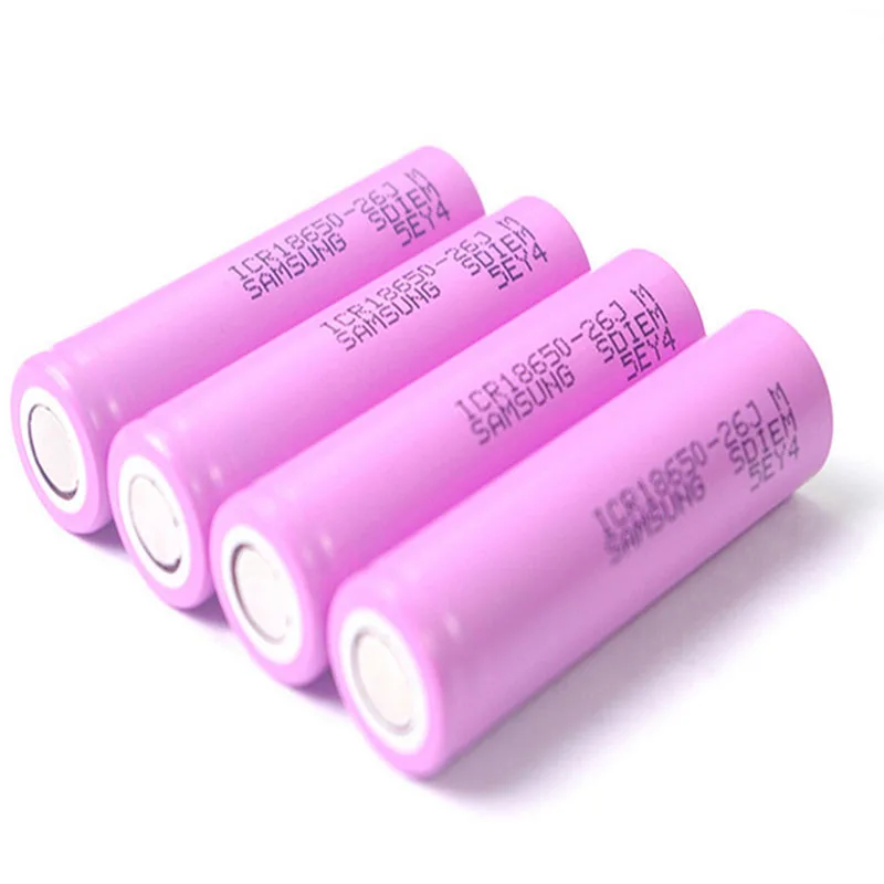 

3.7V 2600mAh Camera Pink Lithium ion Batteries Lifepo4 Lithium Battery Cell With BMS 3.7V 2600mAh