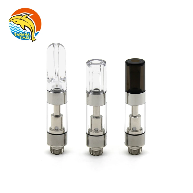 

2021 cbd oil carts empty Glass vape vaporizer catrs atomizer cbd oil tank vape cartridge, White/black/gold/rose gold