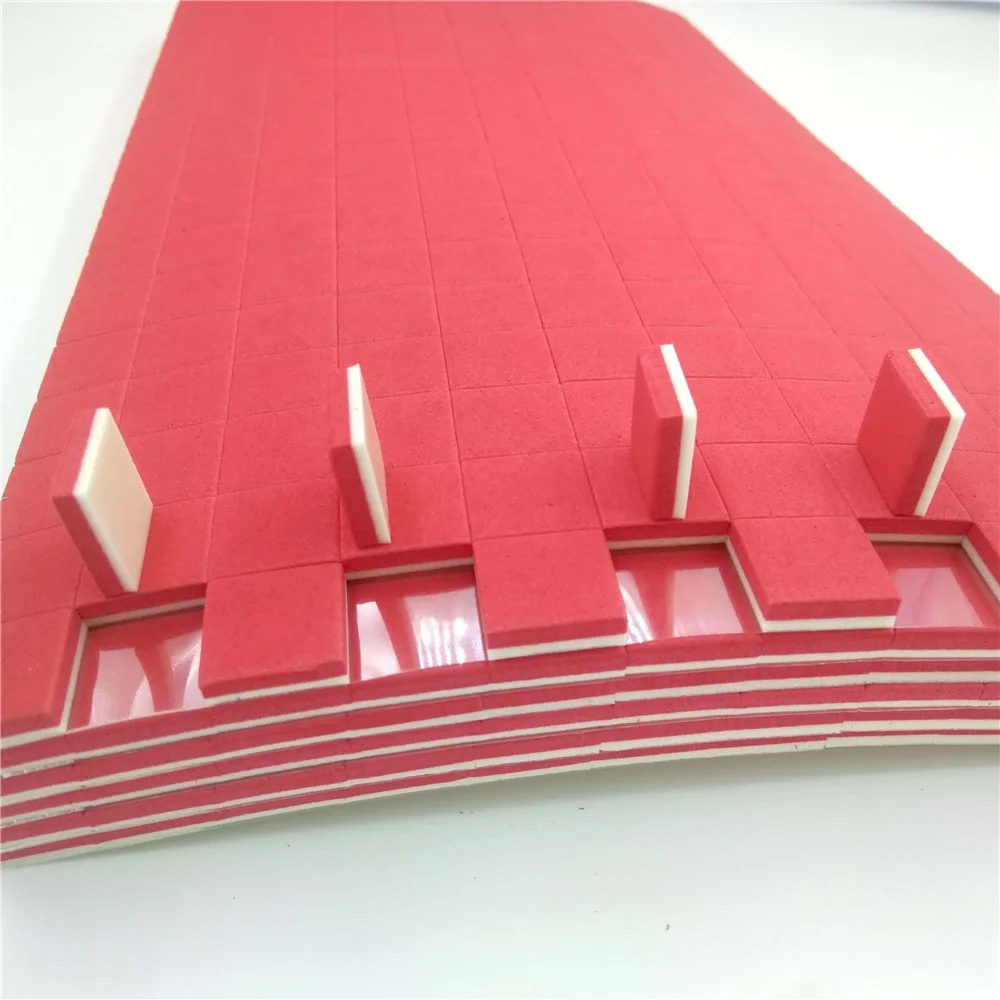 25*25*3mm of Adhesive Blue EVA Foam Padding for Glass Shipping with Plastic Edge  Protector Pads on Sheets - China EVA Rubber Protector Foam Pads for Glass,  Glass Separator