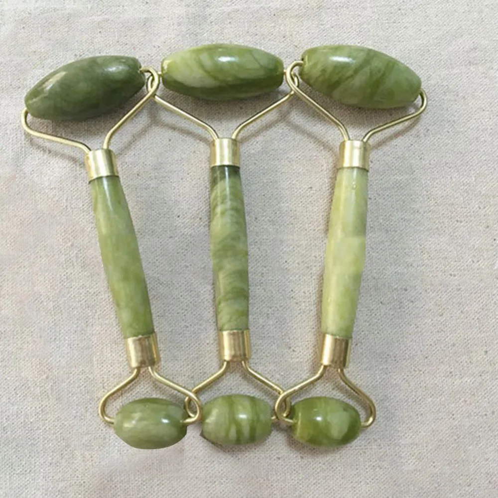 

Natural Stone Face Roller Massager Scraper Body Massager Back Gua Sha Board Jade Roller for Face Stone Beauty Skin Care Tool