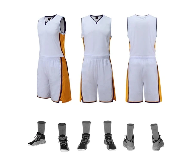 

OEM custom high quality professional 2 piece men youth breathable quick dry basketball shirts jersey, Custom color