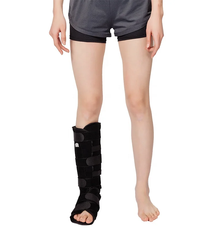 

Adjustable orthopedic ankle support foot splint Enhance ankle fracture brace, Black red/blue