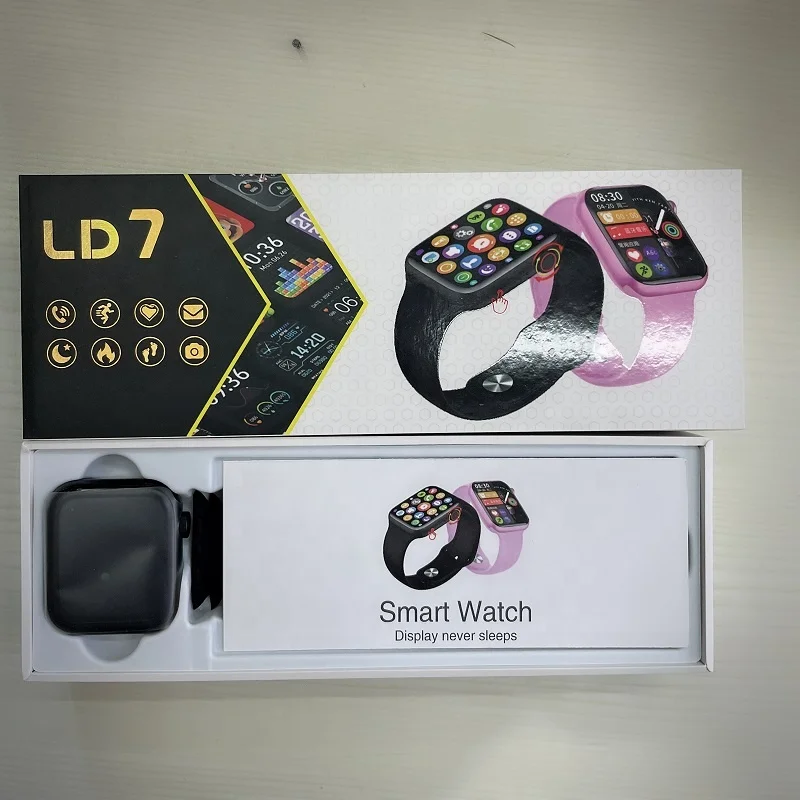 

2021 New Arrivals Relojes Inteligentes LD7 Smartwatch Sport Ip67 Waterproof Iwo Series 6 Watch smart