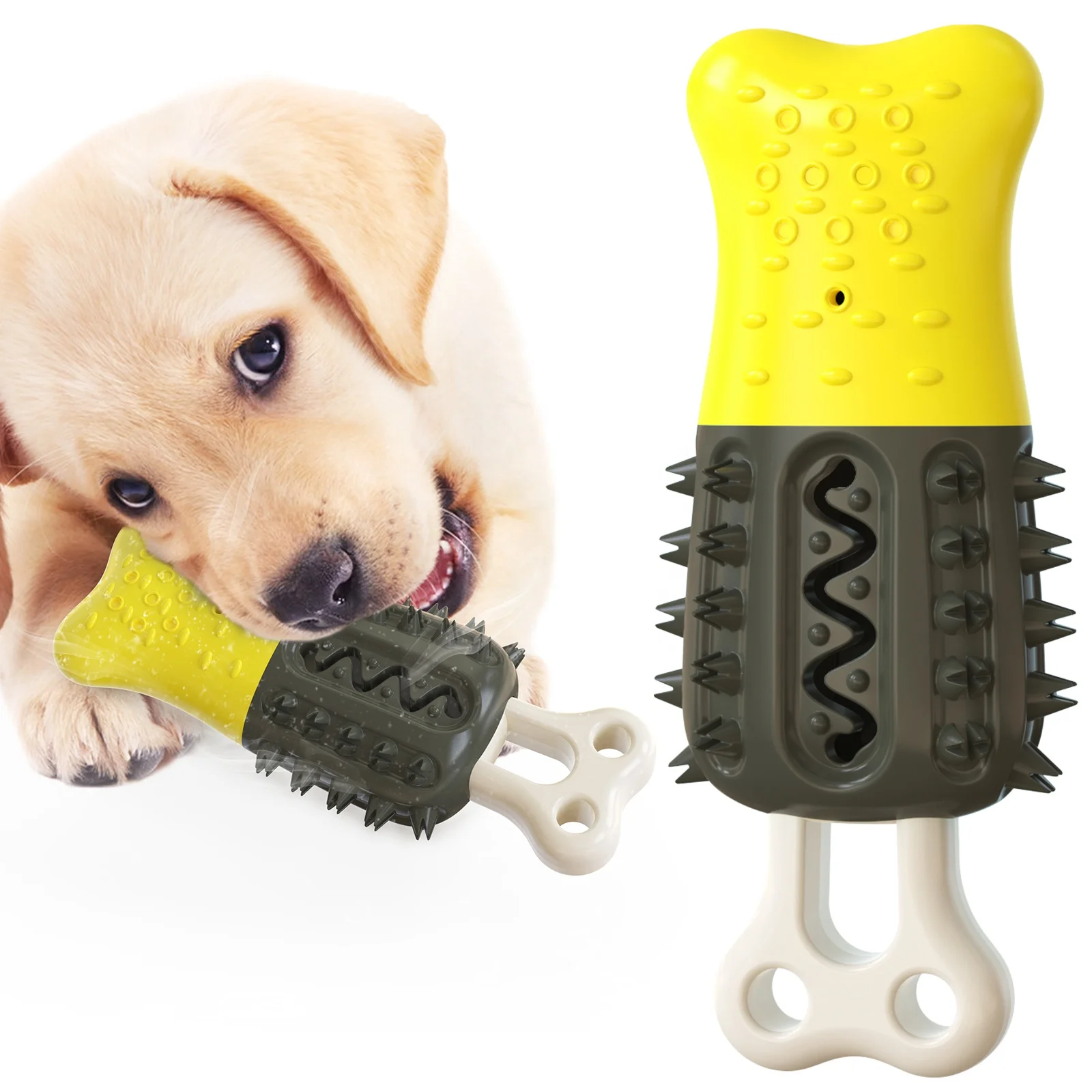 

Secure dog summer products toothbrush chew toy ice drinker teeth cleaning molar stick popsicle pet chew cooling toys dog chew, Red blue brown yellow