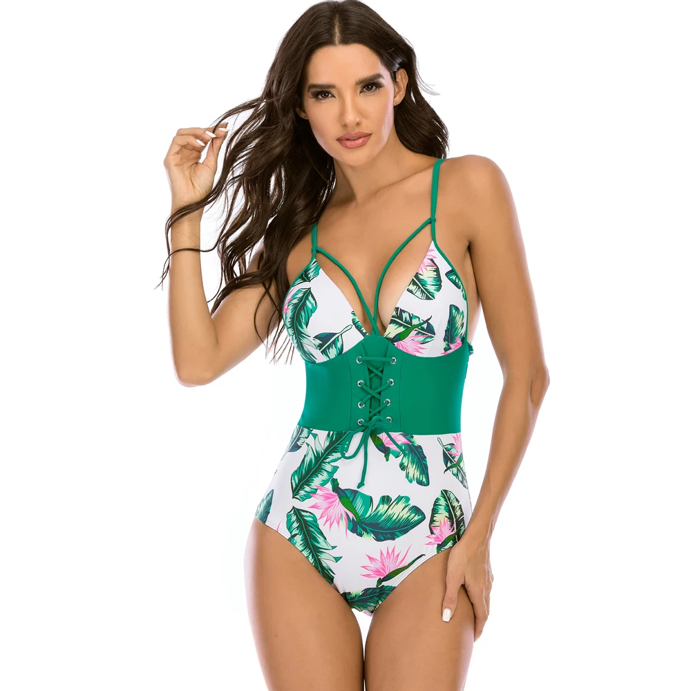 

2018 Women Sexy Thong Brazilian Bikini 2pcs African Print Long Sleeve Swimwear Bandage Swimsuit JSN07, 4 colors