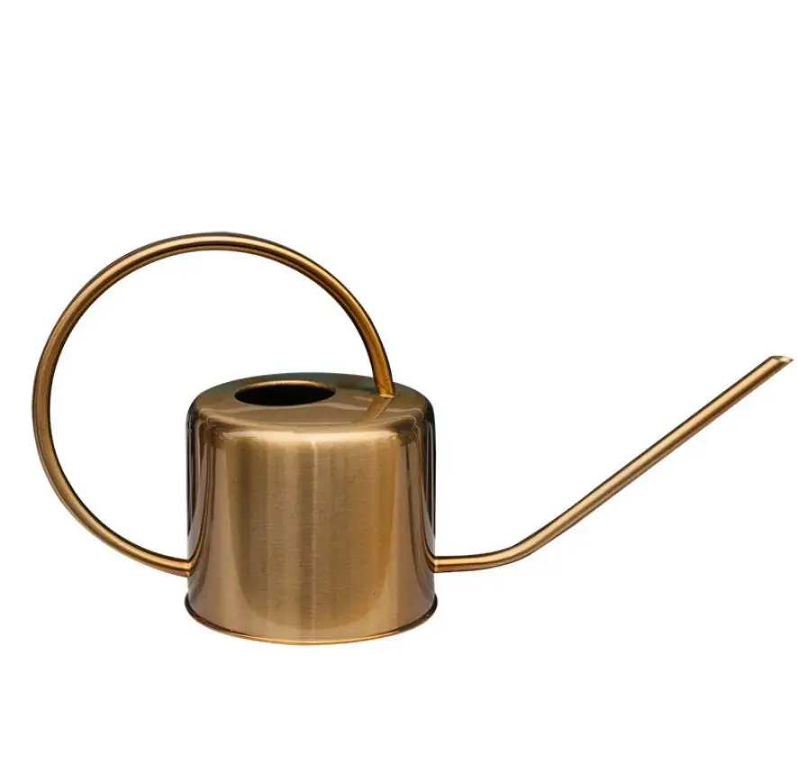 

homarden copper colored long spout stainless steel metal plant watering can for outdoor and indoor, Customized color