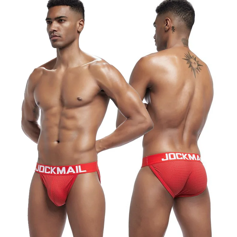 

Jockmail brand breathable jockstrap custom funny mens underwear singlets boxer briefs